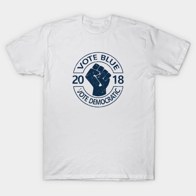 Vote Blue Vote Democrat T-Shirt by SeattleDesignCompany